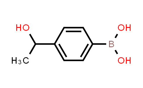 CAS No. 518336-20-4, (4-(1-Hydroxyethyl)phenyl)boronic acid