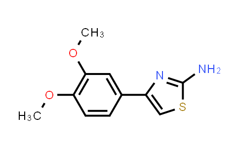 CAS No. 51837-85-5, 4-(3,4-Dimethoxy-phenyl)-thiazol-2-ylamine