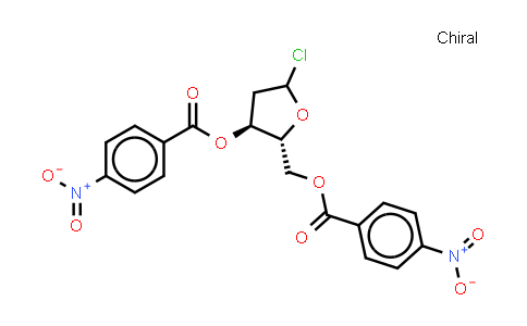 CAS No. 51841-98-6, D-erythro-Pentofuranosyl chloride, 2-deoxy-, bis(4-nitrobenzoate) (9CI)