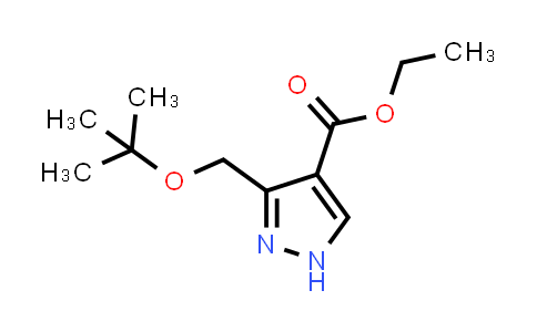CAS No. 518990-19-7, Ethyl 3-(tert-butoxymethyl)-1H-pyrazole-4-carboxylate