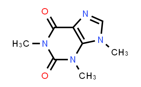 CAS No. 519-32-4, 1,3,9-Trimethyl-3,9-dihydro-1H-purine-2,6-dione