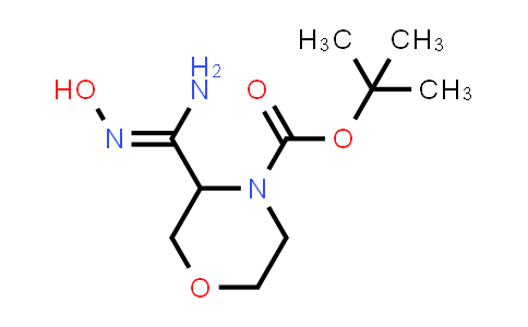 CAS No. 519031-82-4, tert-Butyl (Z)-3-(N'-hydroxycarbamimidoyl)morpholine-4-carboxylate