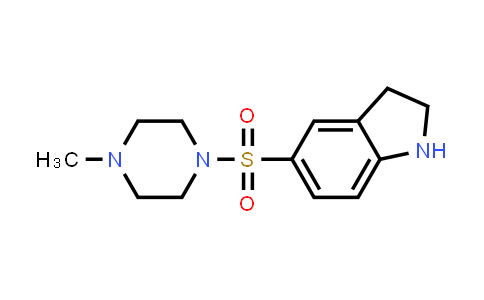 CAS No. 519148-71-1, 5-(4-methylpiperazin-1-ylsulfonyl)indoline