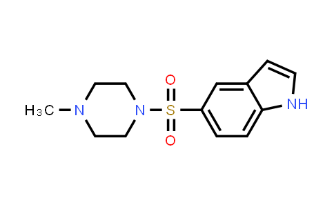 CAS No. 519148-72-2, 5-(4-methylpiperazin-1-ylsulfonyl)-1H-indole