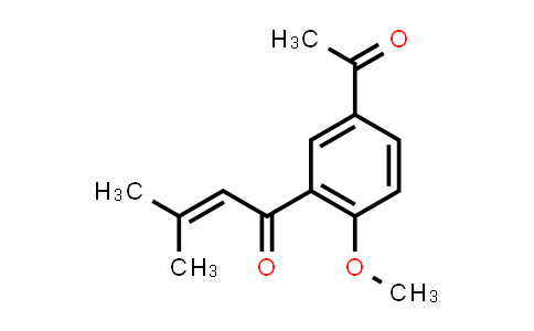 CAS No. 51995-99-4, 1-(5-Acetyl-2-methoxyphenyl)-3-methylbut-2-en-1-one