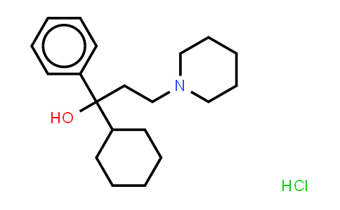 CAS No. 52-49-3, Trihexyphenidyl (hydrochloride)