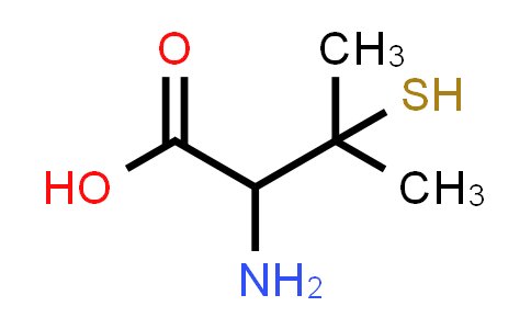 CAS No. 52-66-4, 2-Amino-3-mercapto-3-methylbutanoic acid