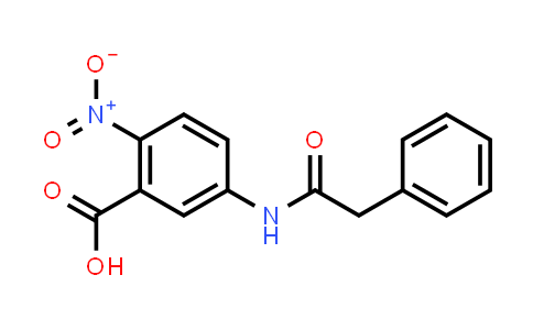 CAS No. 52033-70-2, 2-Nitro-5-[(phenylacetyl)amino]benzoic Acid