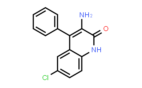 CAS No. 5220-83-7, 3-Amino-6-chloro-4-phenyl-2(1H)-quinolinone