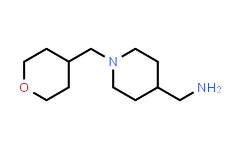 CAS No. 522664-87-5, 4-Piperidinemethanamine, 1-[(tetrahydro-2H-pyran-4-yl)methyl]-