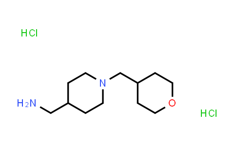 CAS No. 522665-23-2, 4-Piperidinemethanamine, 1-[(tetrahydro-2H-pyran-4-yl)methyl]-, (Hydrochloride) (1:2)