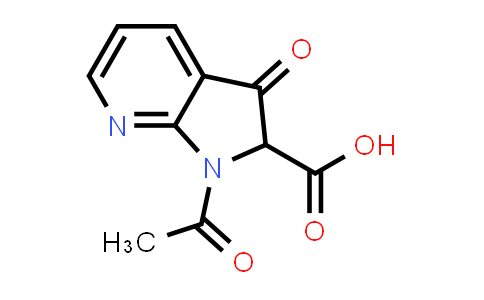 CAS No. 5236-78-2, 1H-Pyrrolo[2,3-b]pyridine-2-carboxylic acid, 1-acetyl-2,3-dihydro-3-oxo-