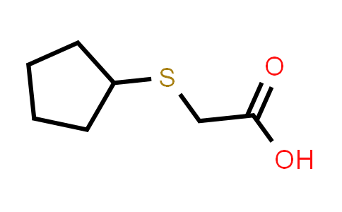 CAS No. 52363-14-1, 2-(Cyclopentylsulfanyl)acetic acid
