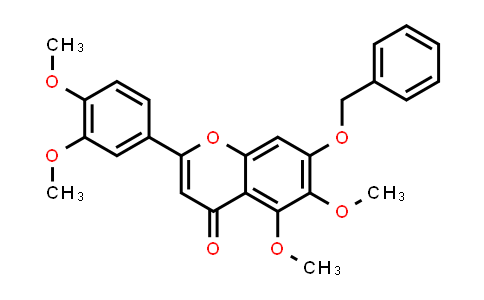 CAS No. 52378-71-9, 7-(Benzyloxy)-2-(3,4-dimethoxyphenyl)-5,6-dimethoxy-4H-chromen-4-one