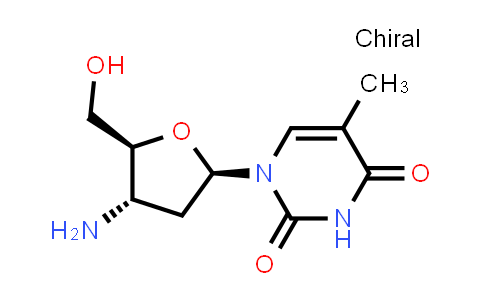 CAS No. 52450-18-7, 1-((2R,4S,5S)-4-Amino-5-(hydroxymethyl)tetrahydrofuran-2-yl)-5-methylpyrimidine-2,4(1H,3H)-dione