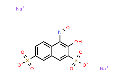 CAS No. 525-05-3, Sodium 3-hydroxy-4-nitrosonaphthalene-2,7-disulfonate