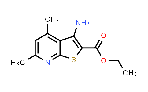 CAS No. 52505-56-3, Ethyl 3-amino-4,6-dimethylthieno[2,3-b]pyridine-2-carboxylate