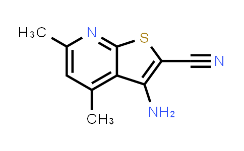 CAS No. 52505-57-4, 3-Amino-4,6-dimethyl-thieno[2,3-b]pyridine-2-carbonitrile