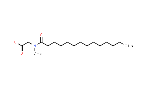 CAS No. 52558-73-3, N-Methyl-N-tetradecanoylglycine