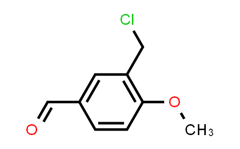 CAS No. 52577-09-0, 3-(Chloromethyl)-4-methoxybenzaldehyde