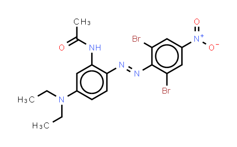 CAS No. 52583-53-6, N-2-(2,6-Dibromo-4-nitrophenyl)azo-5-(diethylamino)phenylacetamide