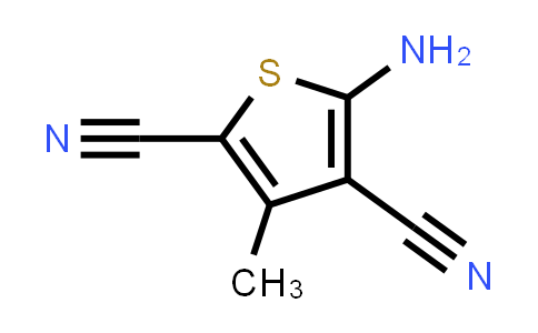 CAS No. 52603-48-2, 5-Amino-3-methylthiophene-2,4-dicarbonitrile