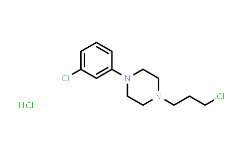 CAS No. 52605-52-4, 1-(3-Chlorophenyl)-4-(3-chloropropyl)piperazine hydrochloride