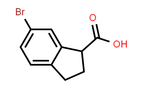 CAS No. 52651-16-8, 6-Bromo-2,3-dihydro-1H-indene-1-carboxylic acid
