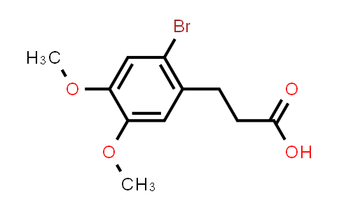 CAS No. 52679-49-9, 3-(2-Bromo-4,5-dimethoxyphenyl)propanoicacid