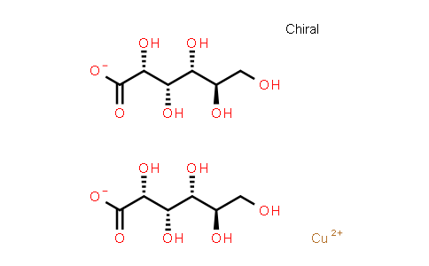 CAS No. 527-09-3, Copper(II) (2R,3S,4R,5R)-2,3,4,5,6-pentahydroxyhexanoate