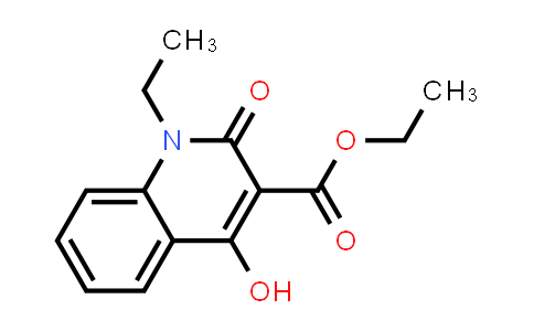 CAS No. 52851-60-2, 3-Quinolinecarboxylic acid, 1-ethyl-1,2-dihydro-4-hydroxy-2-oxo-, ethyl ester
