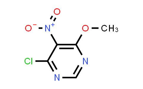 CAS No. 52854-14-5, 4-Chloro-6-methoxy-5-nitropyrimidine