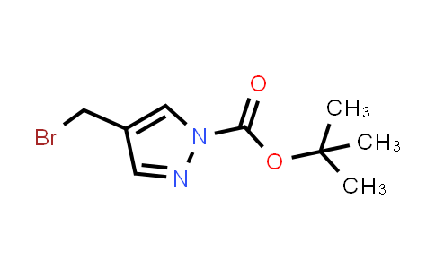 CAS No. 530144-72-0, tert-Butyl 4-(bromomethyl)-1H-pyrazole-1-carboxylate