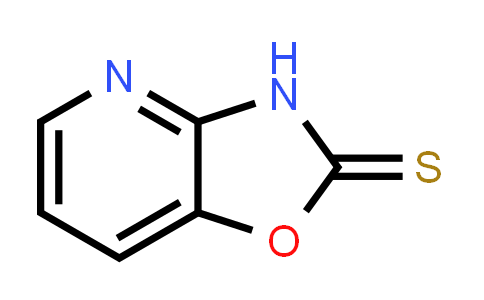 CAS No. 53052-06-5, Oxazolo[4,5-b]pyridine-2(3H)-thione