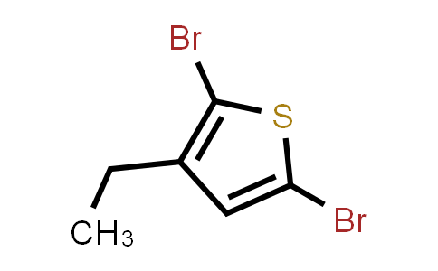 CAS No. 53119-57-6, 2,5-Dibromo-3-ethylthiophene