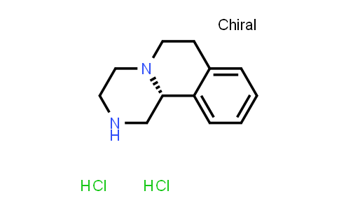 CAS No. 5315-02-6, (R)-2,3,4,6,7,11b-hexahydro-1H-pyrazino[2,1-a]isoquinoline dihydrochloride