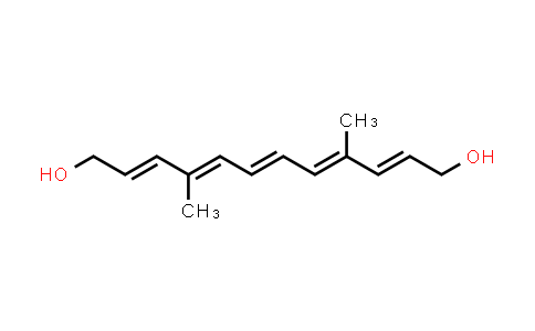 CAS No. 53163-56-7, (2E,4E,6E,8E,10E)-4,9-Dimethyldodeca-2,4,6,8,10-pentaene-1,12-diol