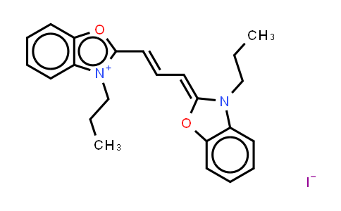CAS No. 53213-79-9, 3,3'-Dipropyloxacarbocyanine (iodide)