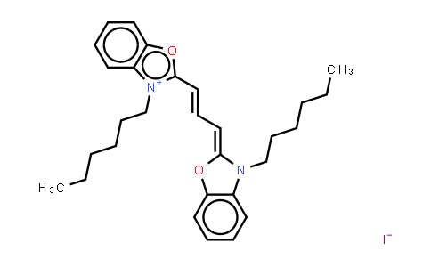 CAS No. 53213-82-4, 3,3'-Dihexyloxacarbocyanine iodide