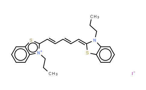 CAS No. 53213-94-8, 3,3'-Dipropylthiadicarbocyanine iodide