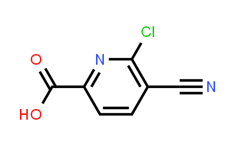 CAS No. 53234-56-3, 6-Chloro-5-cyanopicolinic acid