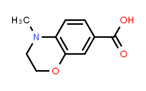 CAS No. 532391-89-2, 4-Methyl-3,4-dihydro-2H-benzo[b][1,4]oxazine-7-carboxylic acid