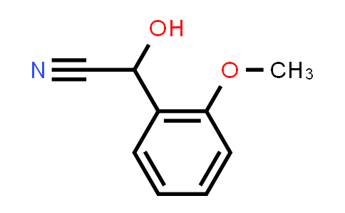 CAS No. 53313-93-2, 2-Hydroxy-2-(2-methoxyphenyl)acetonitrile