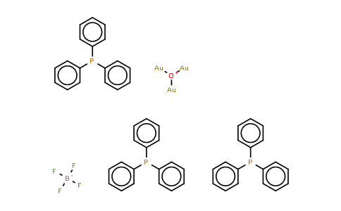 CAS No. 53317-87-6, Tris[triphenylphosphinegold(I)]oxonium tetrafluoroborate