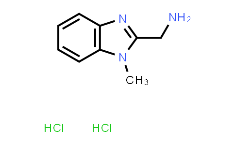 CAS No. 53332-79-9, (1-Methyl-1H-benzo[d]imidazol-2-yl)methanamine dihydrochloride