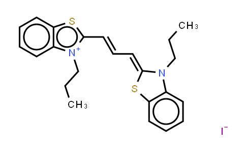 CAS No. 53336-12-2, 3,3'-Dipropylthiacarbocyanine iodide