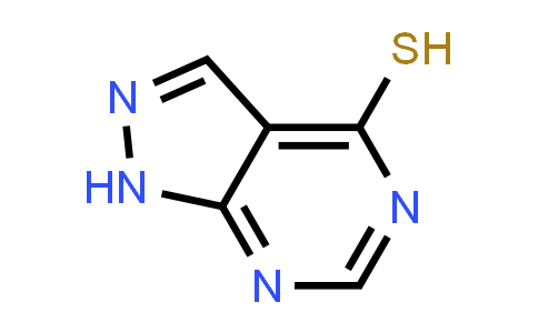 CAS No. 5334-23-6, 1H-Pyrazolo[3,4-d]pyrimidine-4-thiol