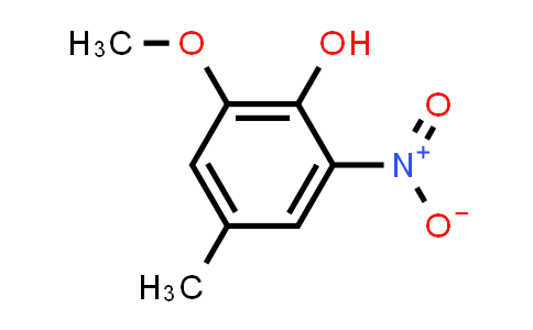 CAS No. 53411-80-6, 2-Methoxy-4-methyl-6-nitrophenol