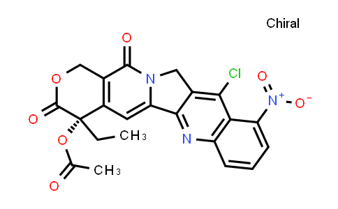 CAS No. 534605-66-8, (S)-11-Chloro-4-ethyl-10-nitro-3,14-dioxo-3,4,12,14-tetrahydro-1H-pyrano[3',4':6,7]indolizino[1,2-b]quinolin-4-yl acetate