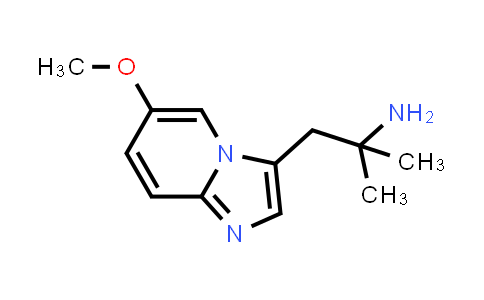 CAS No. 534620-24-1, 1-(6-Methoxyimidazo[1,2-a]pyridin-3-yl)-2-methylpropan-2-amine